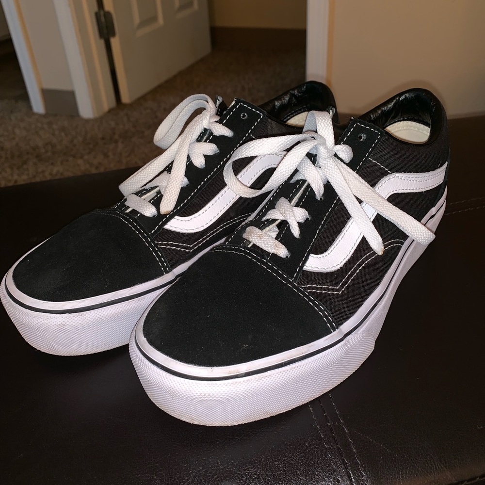 Old School Platform Vans